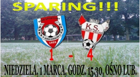 Kolejny sparing za nami, porażka z Nowinami