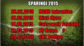 Rozkład sparingów.