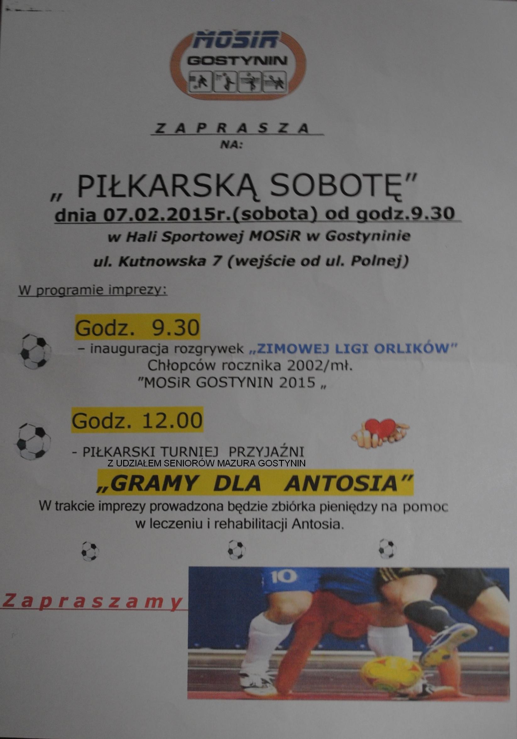 Piłkarska Sobota 7 lutego 2015 r. 